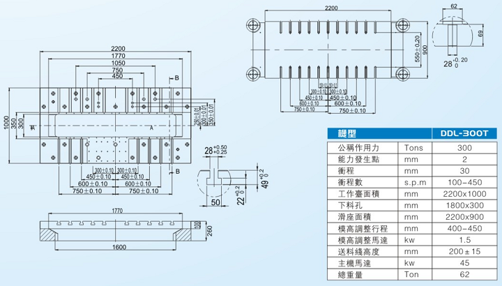 DDL-300T閉式雙點(diǎn)高速精密沖床