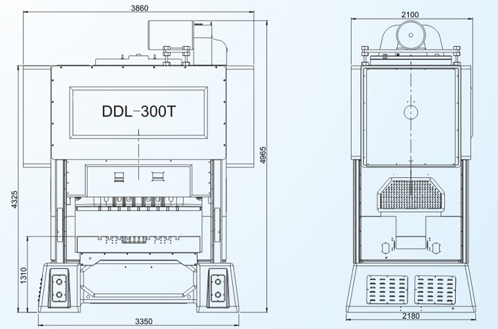 DDL-300T閉式雙點(diǎn)高速精密沖床